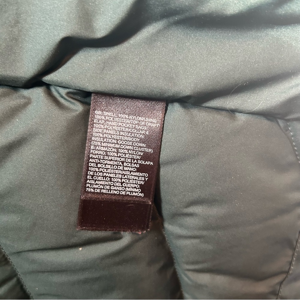 The North Face Dark Green Puffer Jacket - Picture 4 of 4